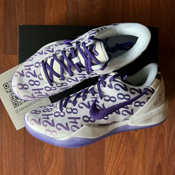 Nike Kobe 8 Protro Court Purple Size 11M FQ3549-100 - Free